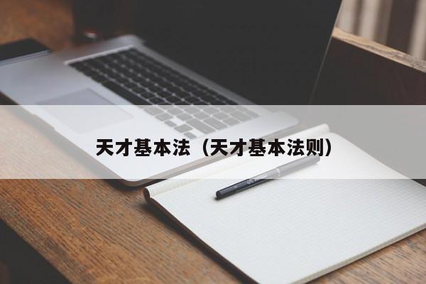 天才基本法（天才基本法则）